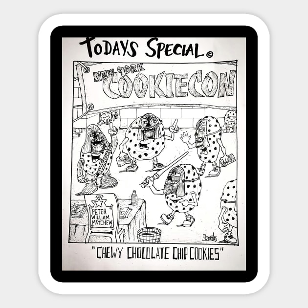 Chewy Chocolate Chip Cookies Sticker by Today's Special Comic 